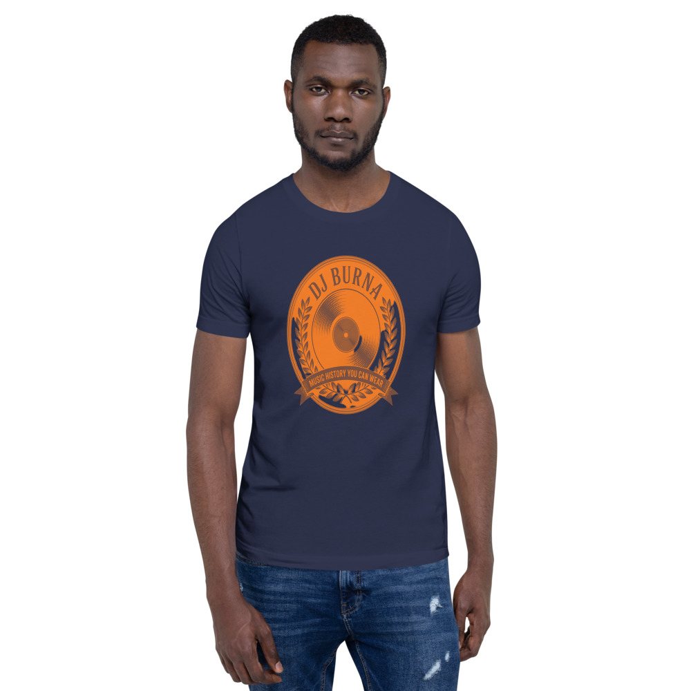 DJ Burna Vinyl Crest Tee Front