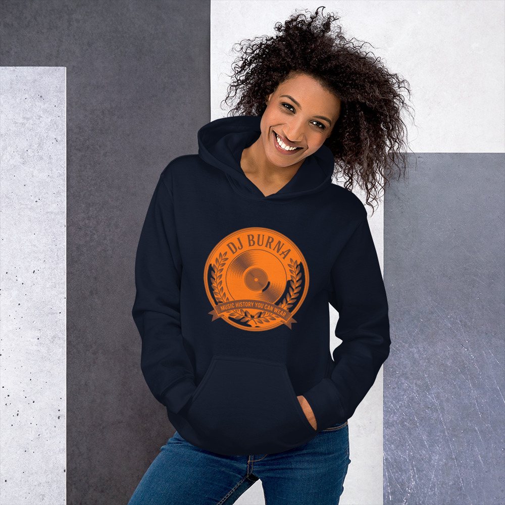 DJ Burna Vinyl Crest Hoodie