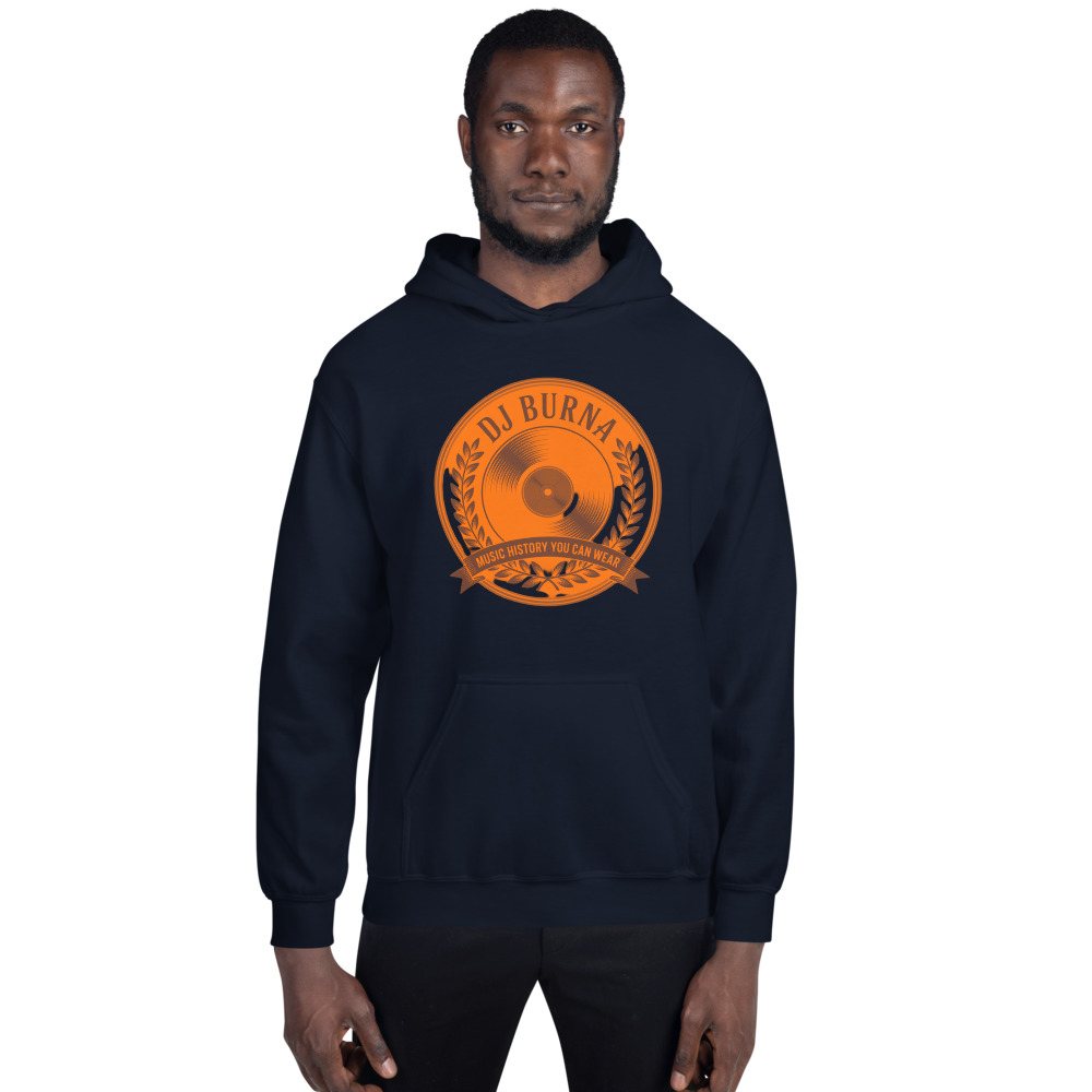 DJ Burna Vinyl Crest Hoodie Front