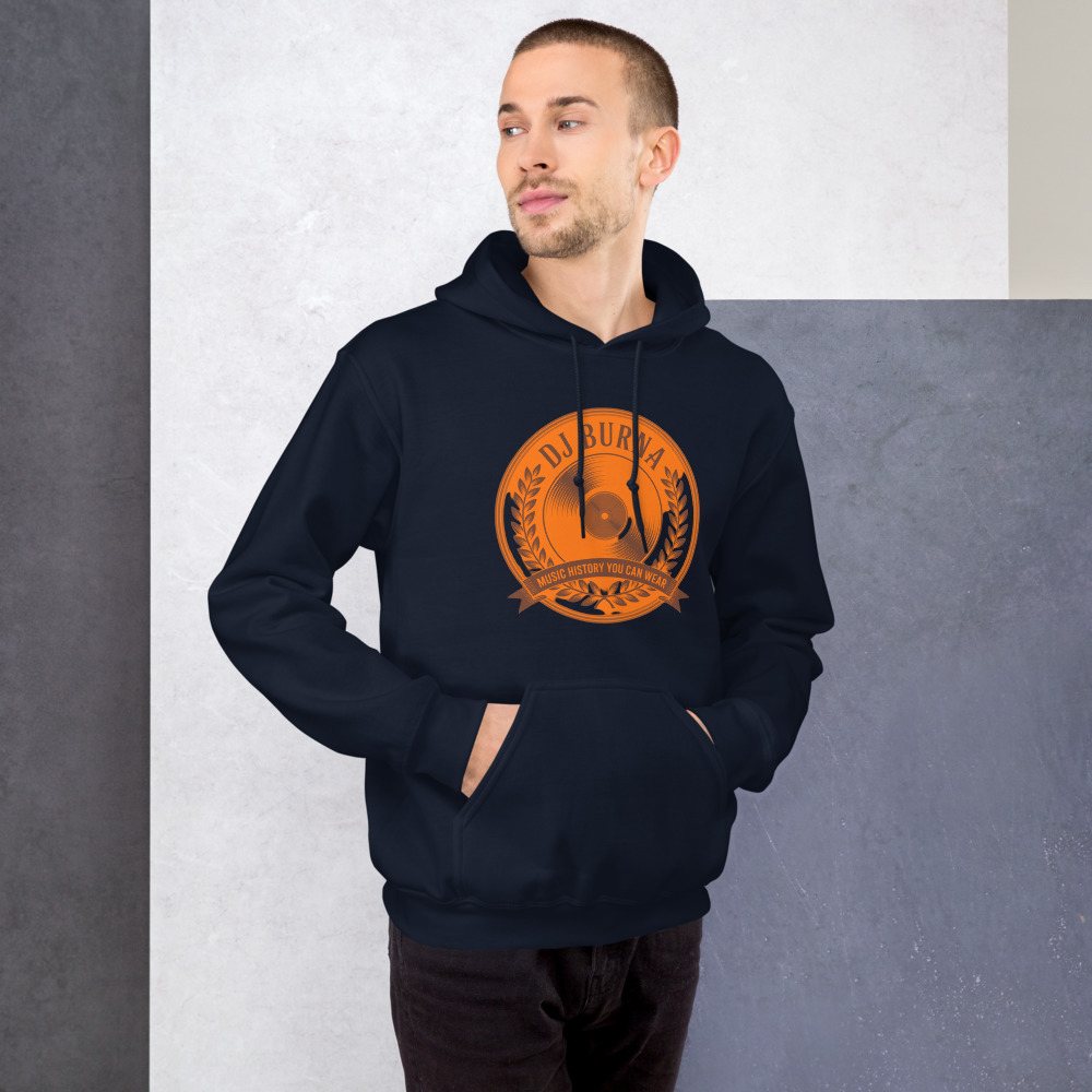 DJ Burna Vinyl Crest Hoodie Front