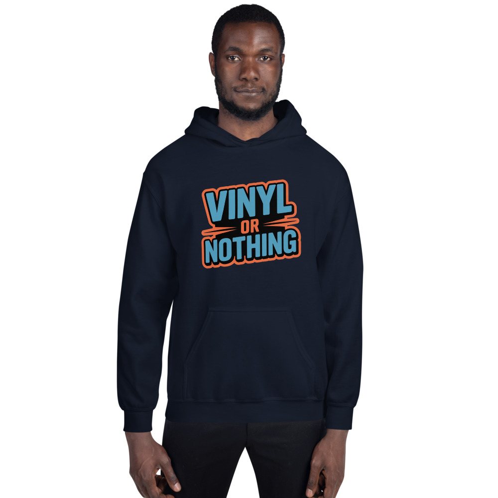DJ Burna Vinyl Or Nothing Hoodie Front