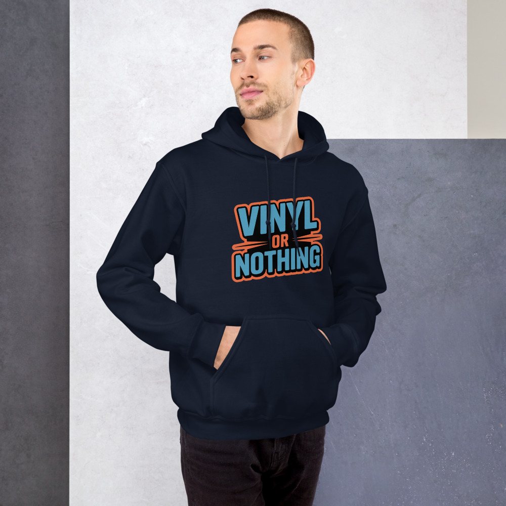 DJ Burna Vinyl Or Nothing Hoodie Front