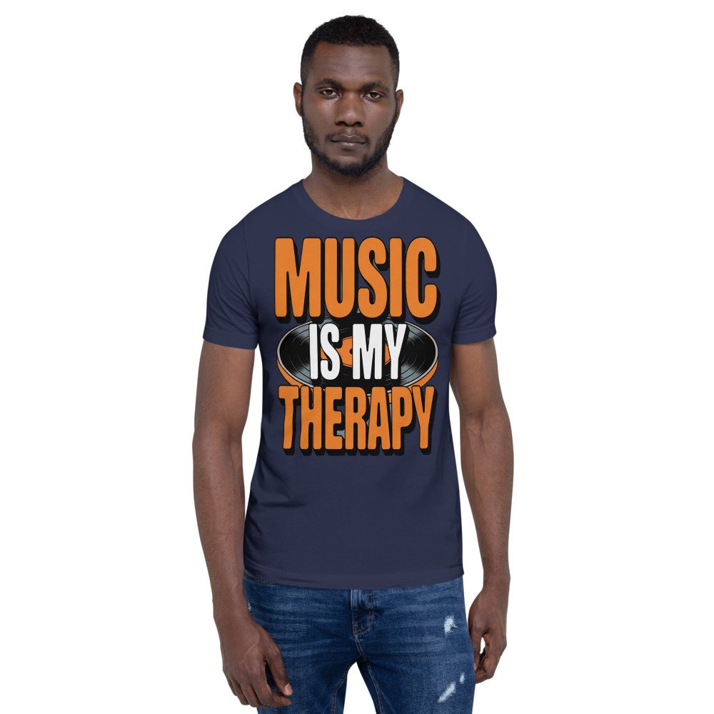 DJ Burna Music Is My Therapy Tee Front