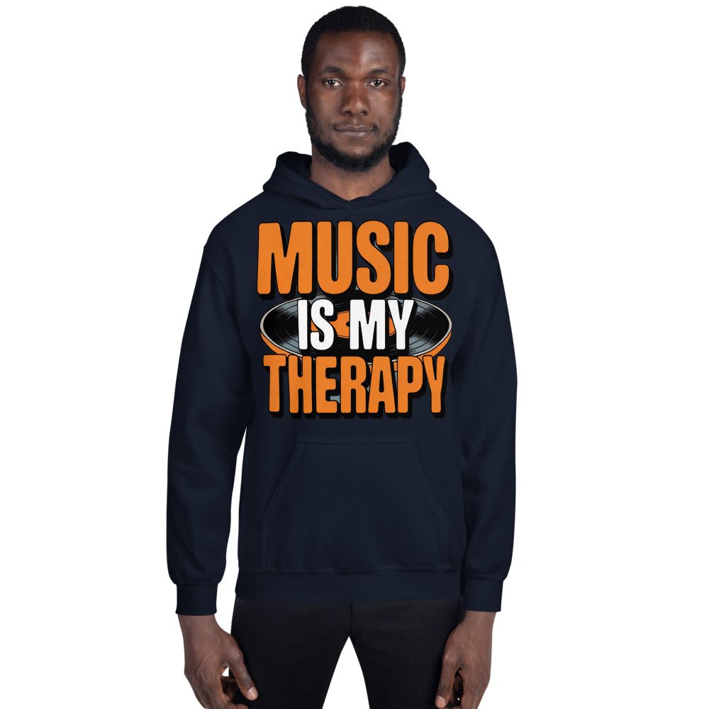 DJ Burna Music Is My Therapy Hoodie Front