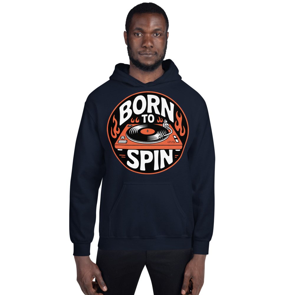 DJ Burna Born To Spin Hoodie Front