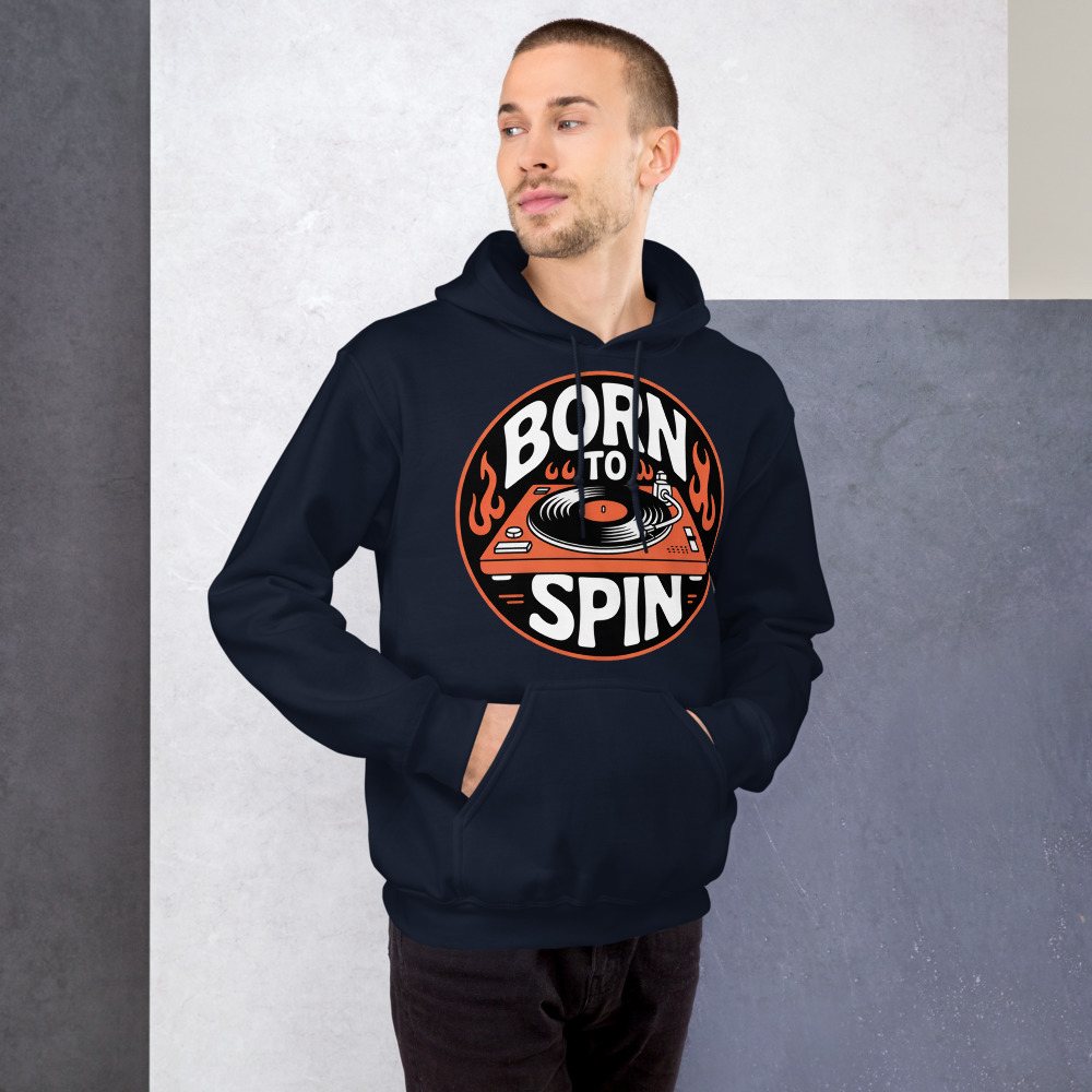 DJ Burna Born To Spin Hoodie Front