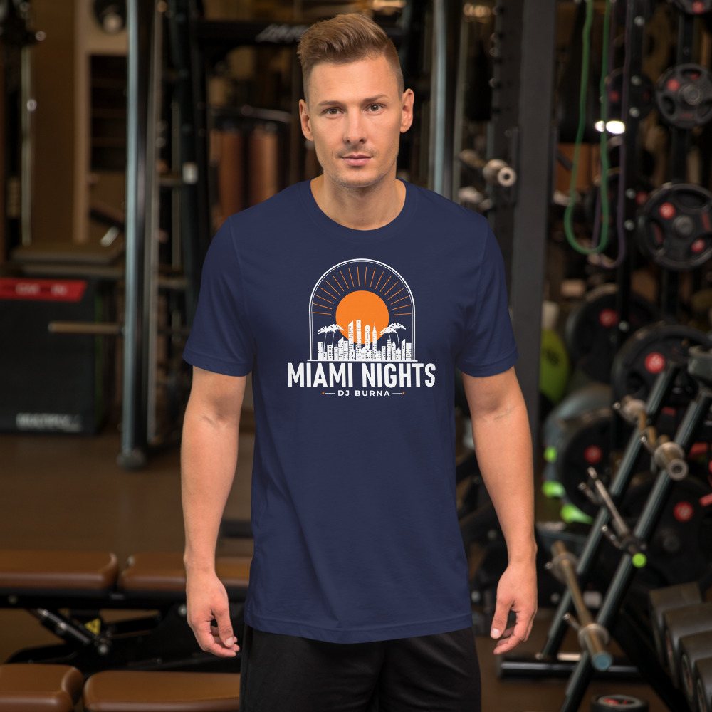 DJ Burna Miami Nights Skyline Tee