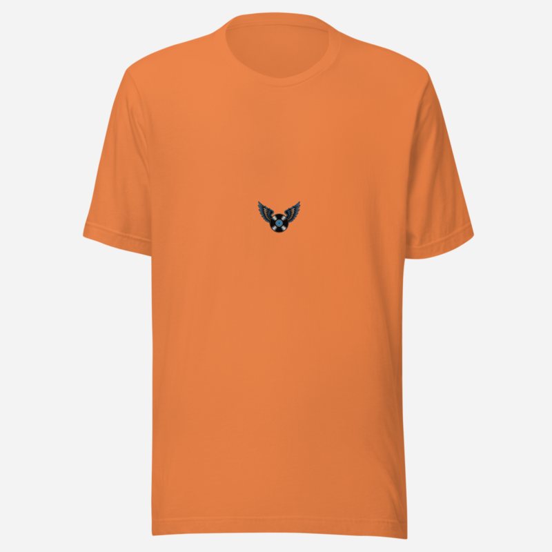 DJ Burna Winged Vinyl Icon Tee Burnt Orange