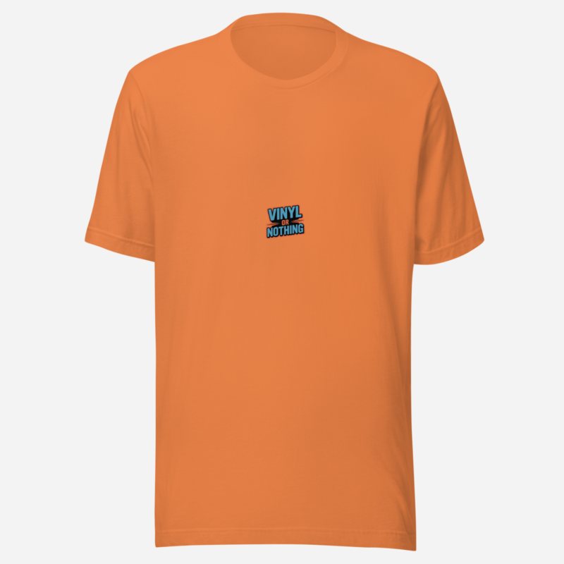 DJ Burna Vinyl Or Nothing Tee Burnt Orange