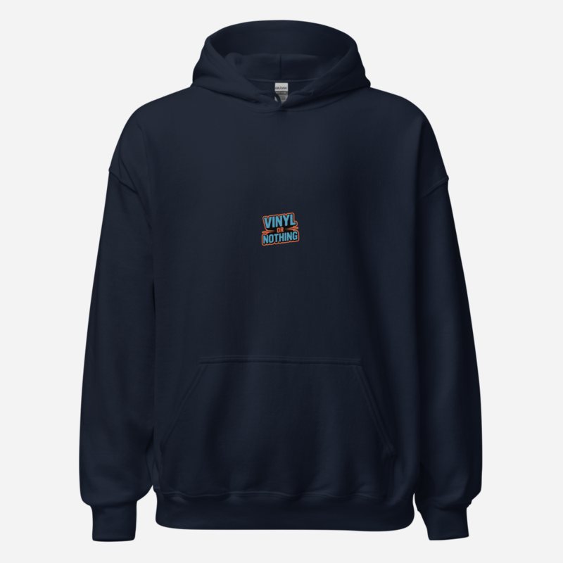 DJ Burna Vinyl Or Nothing Hoodie Navy
