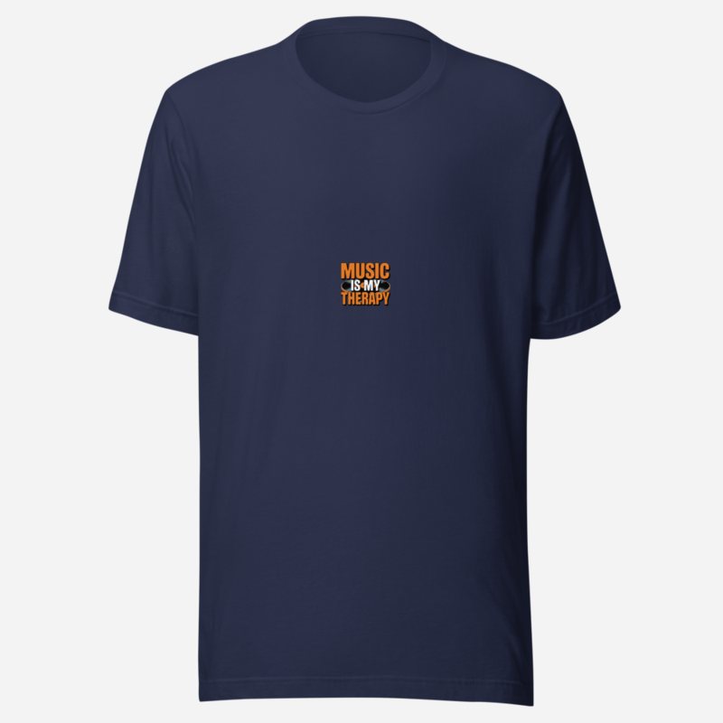 DJ Burna Music Is My Therapy Tee Navy