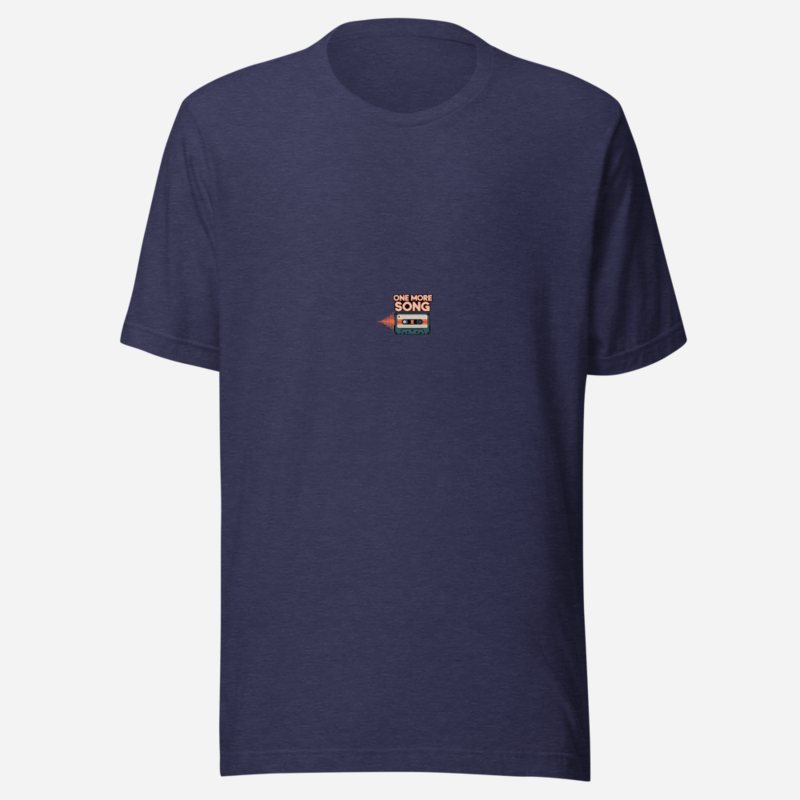 DJ Burna One More Song Tee Heather Midnight Navy
