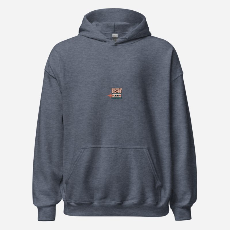 DJ Burna One More Song Hoodie Heather Sport Dark Navy
