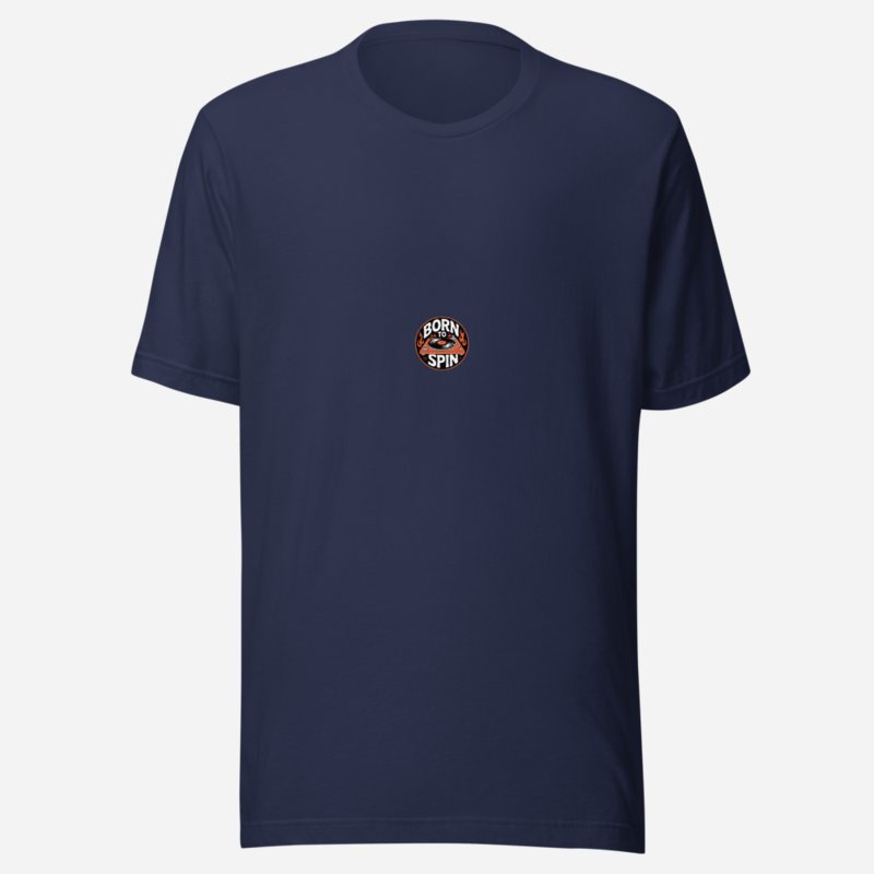 DJ Burna Born To Spin Tee Navy