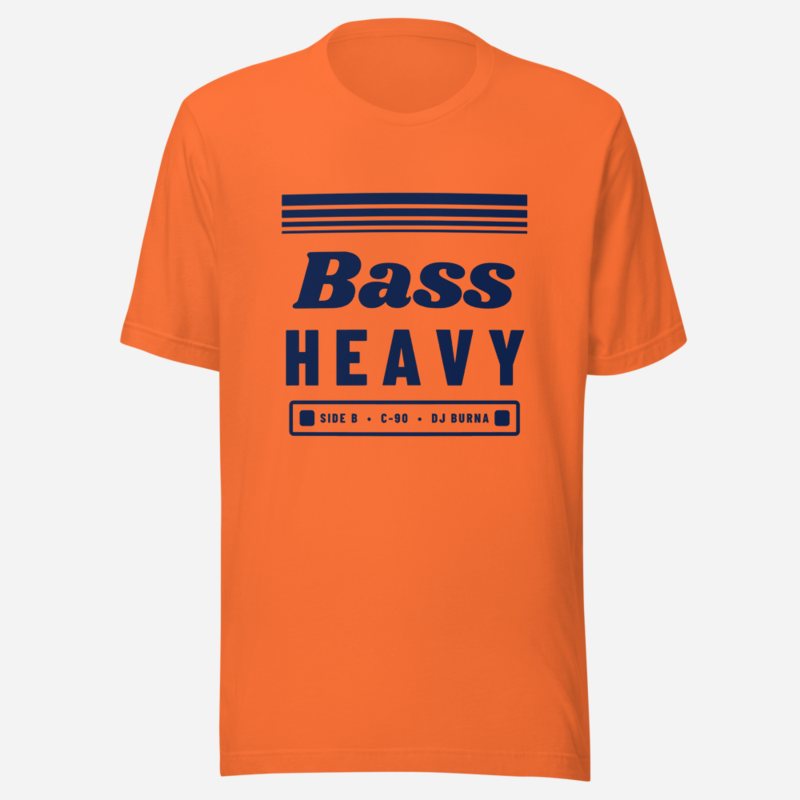 DJ Burna Bass Heavy Tee Orange