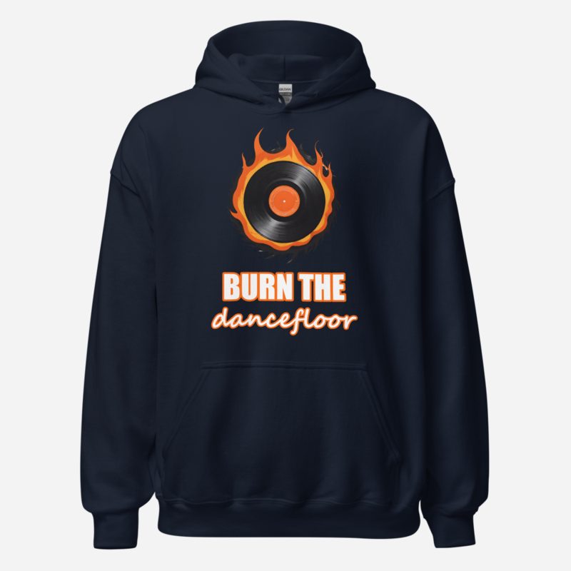 DJ Burna Burn The Dancefloor Vinyl Hoodie