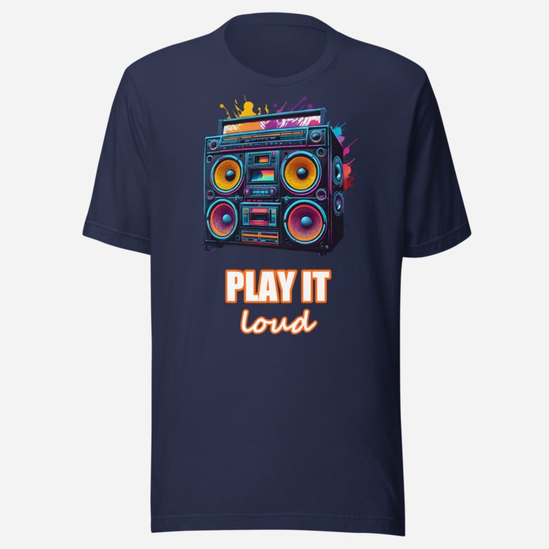 DJ Burna Play It Loud Boombox Tee