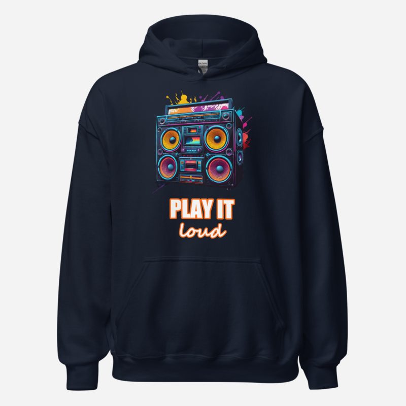 DJ Burna Play It Loud Boombox Hoodie