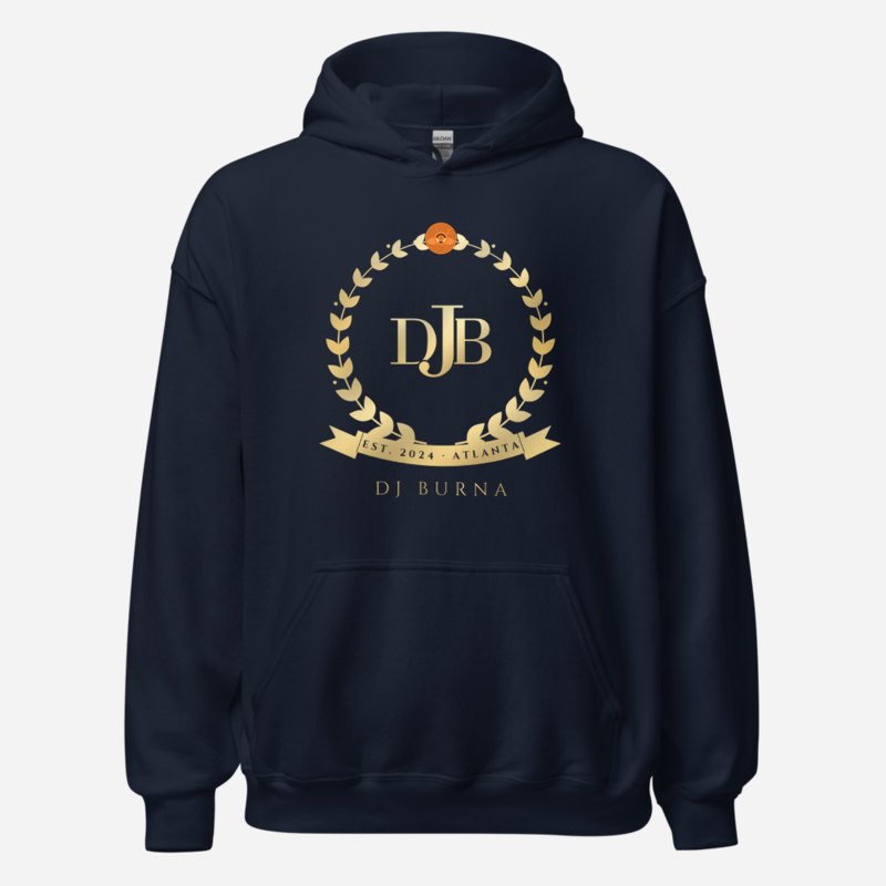 DJ Burna Maison Crest Hoodie Navy