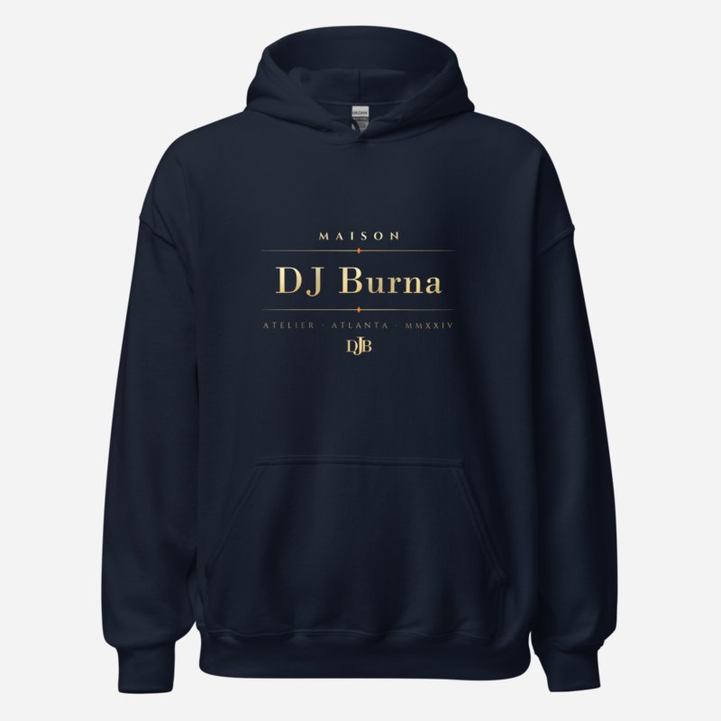 DJ Burna Maison Signature Hoodie Navy
