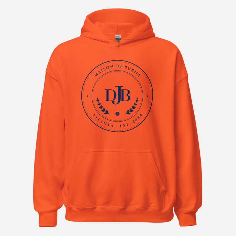 DJ Burna Maison Medallion Hoodie in Orange