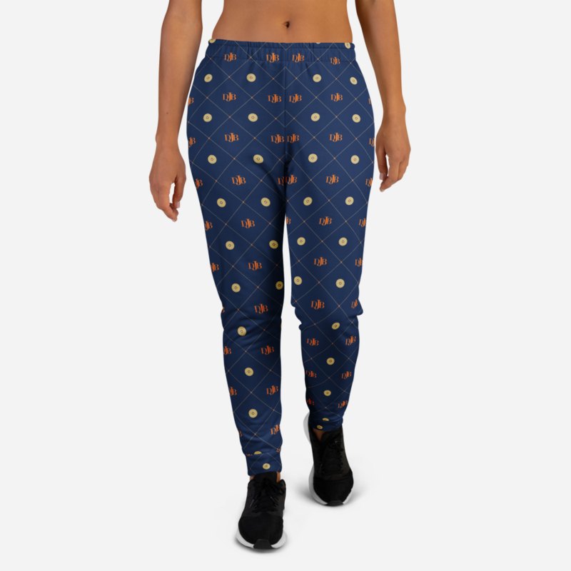 DJ Burna Maison Monogram Canvas Joggers