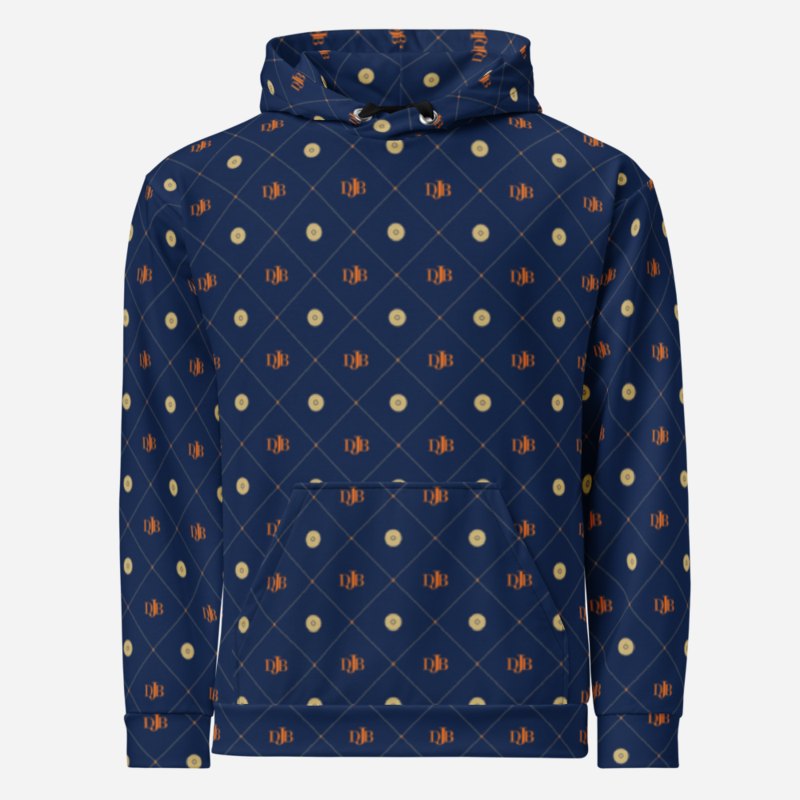 DJ Burna Maison Monogram Canvas All-Over Hoodie