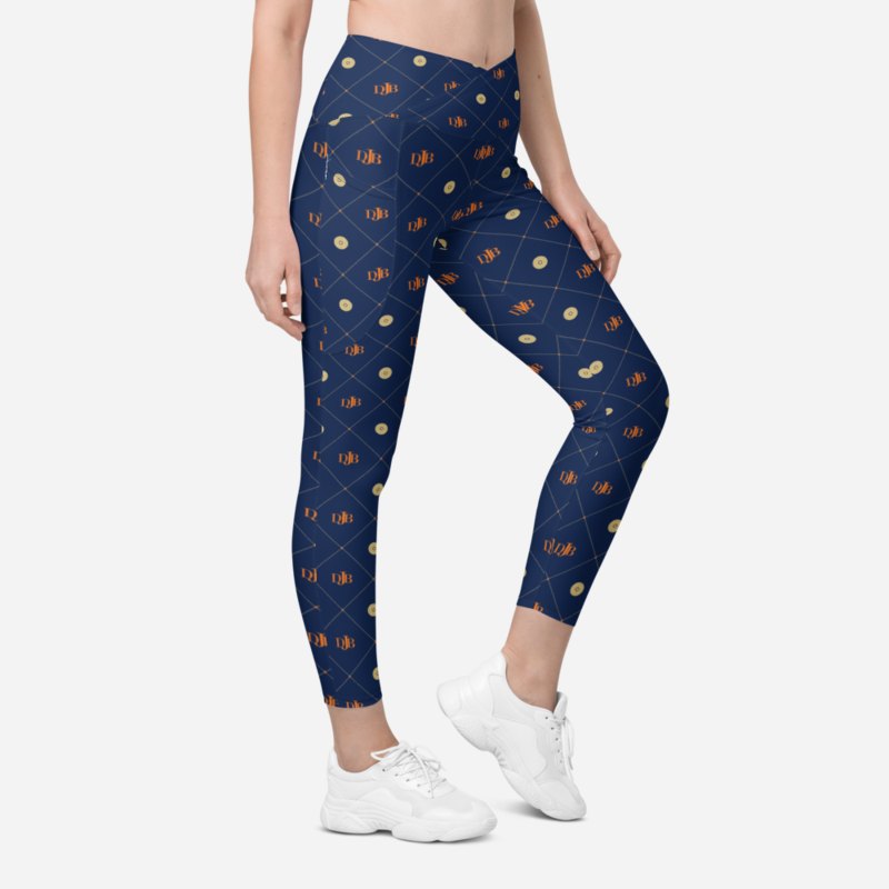 DJ Burna Maison Monogram Canvas Leggings