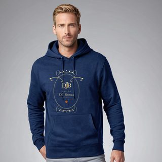 DJ Burna Maison Baroque Cartouche Hoodie AI model