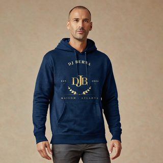 DJ Burna Maison Heritage Arch Hoodie AI model