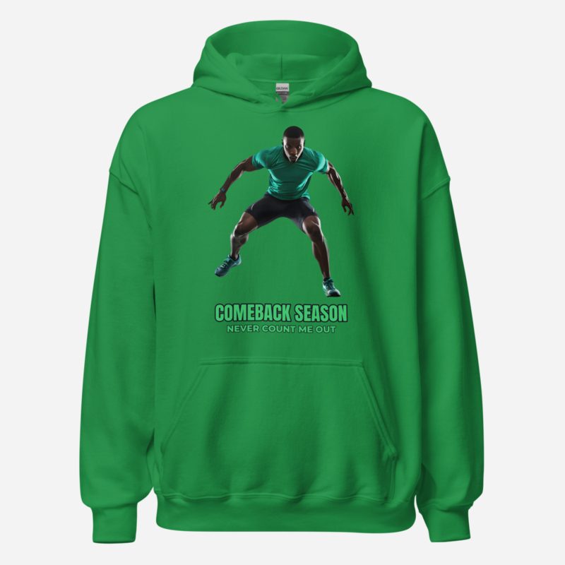 Shining Champion Comeback Season Hoodie in Irish Green
