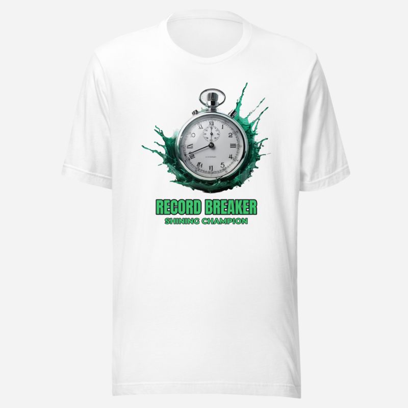 Shining Champion Record Breaker Tee in White