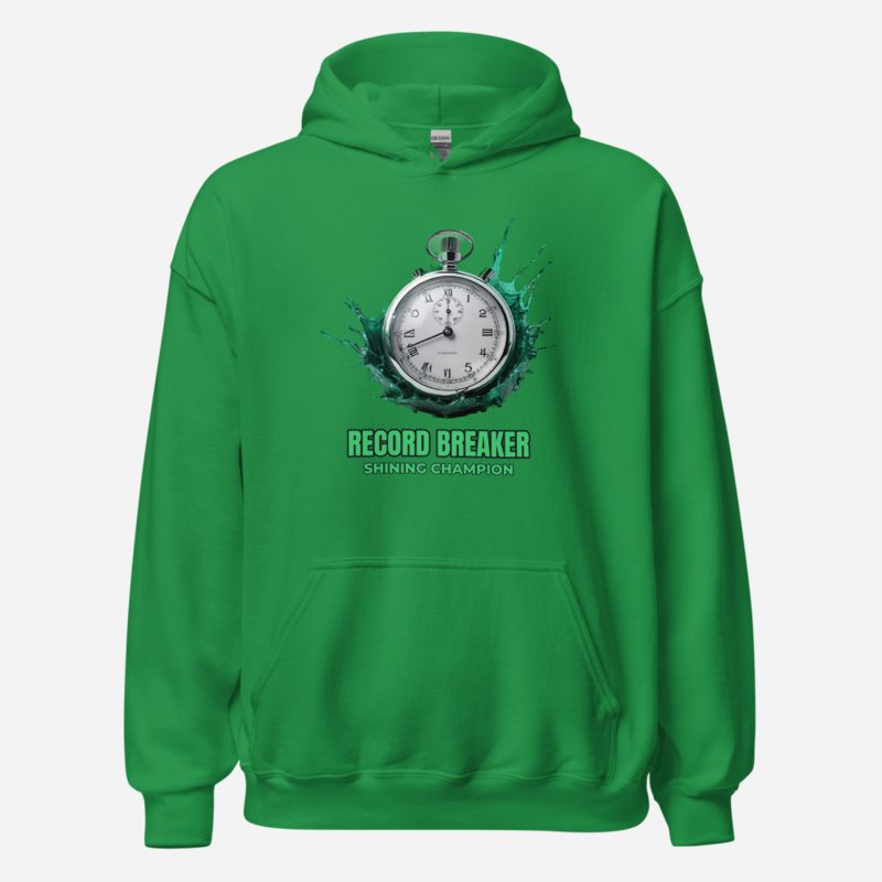 Shining Champion Record Breaker Hoodie in Irish Green
