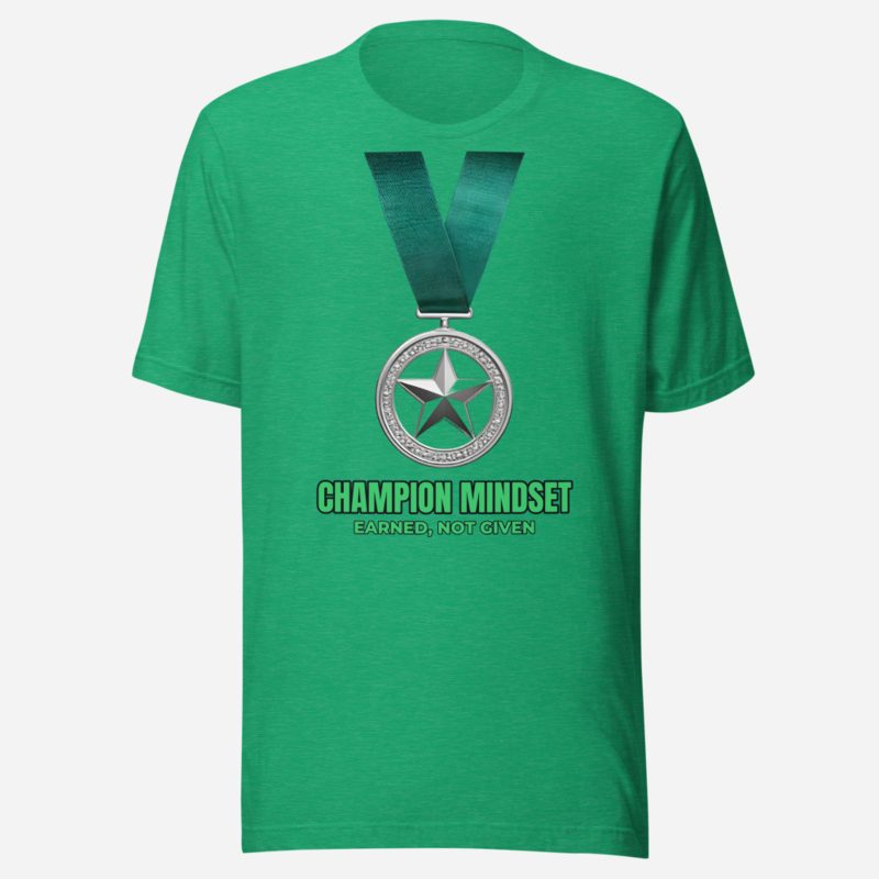 Shining Champion Champion Medal Tee in Heather Kelly