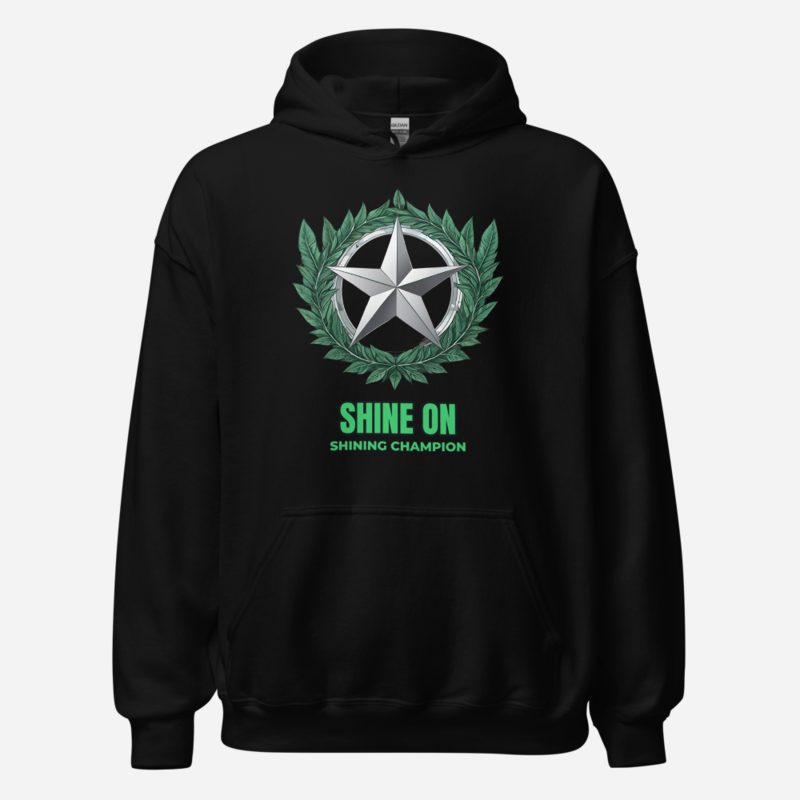 Shining Champion Shining Star Hoodie in Black