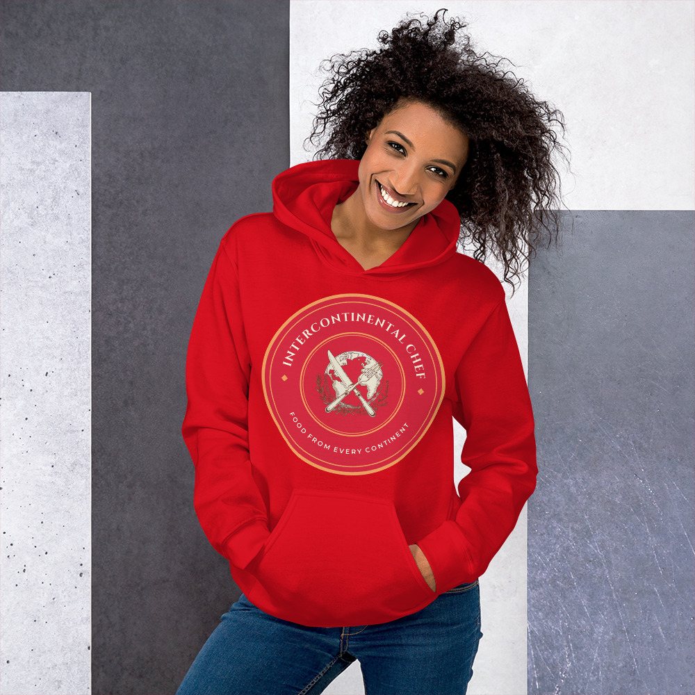 Intercontinental Chef Globe Crest Hoodie Front