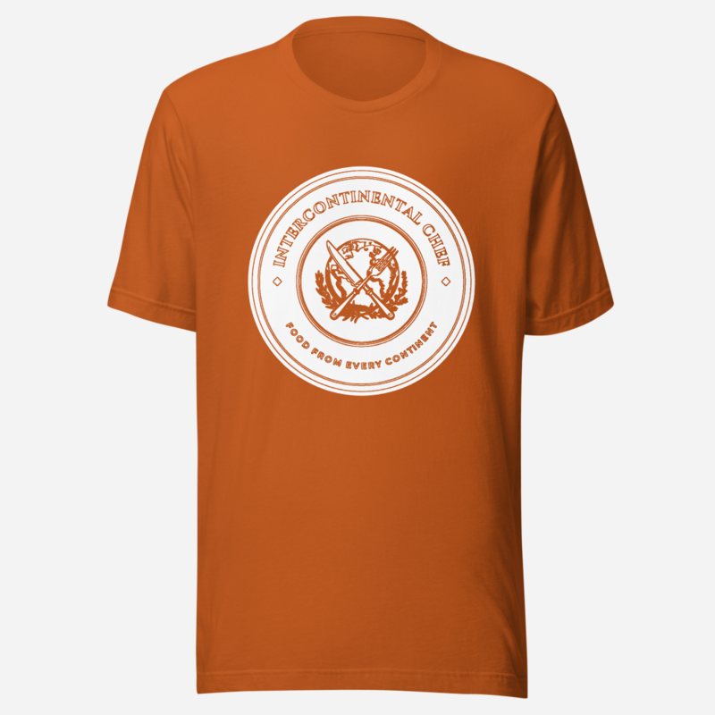 Intercontinental Chef Globe Crest Tee in Autumn