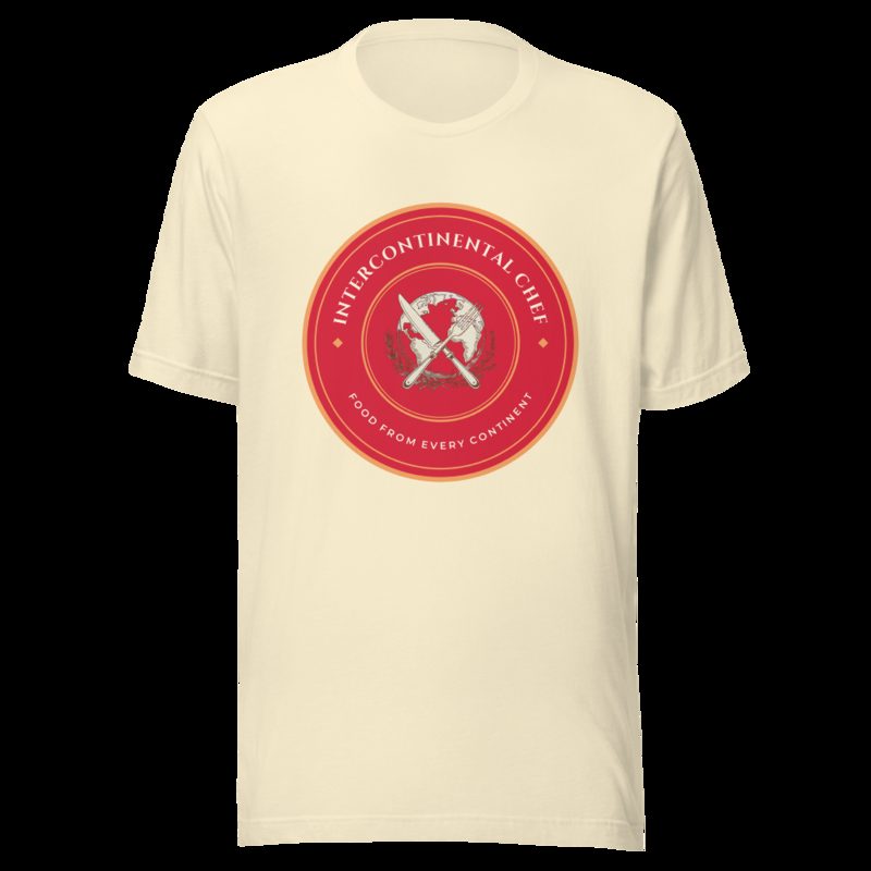 Intercontinental Chef Globe Crest Tee Natural