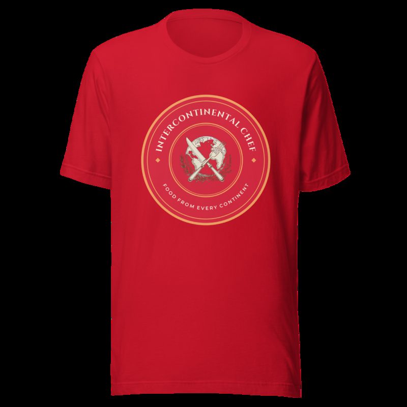 Intercontinental Chef Globe Crest Tee Red