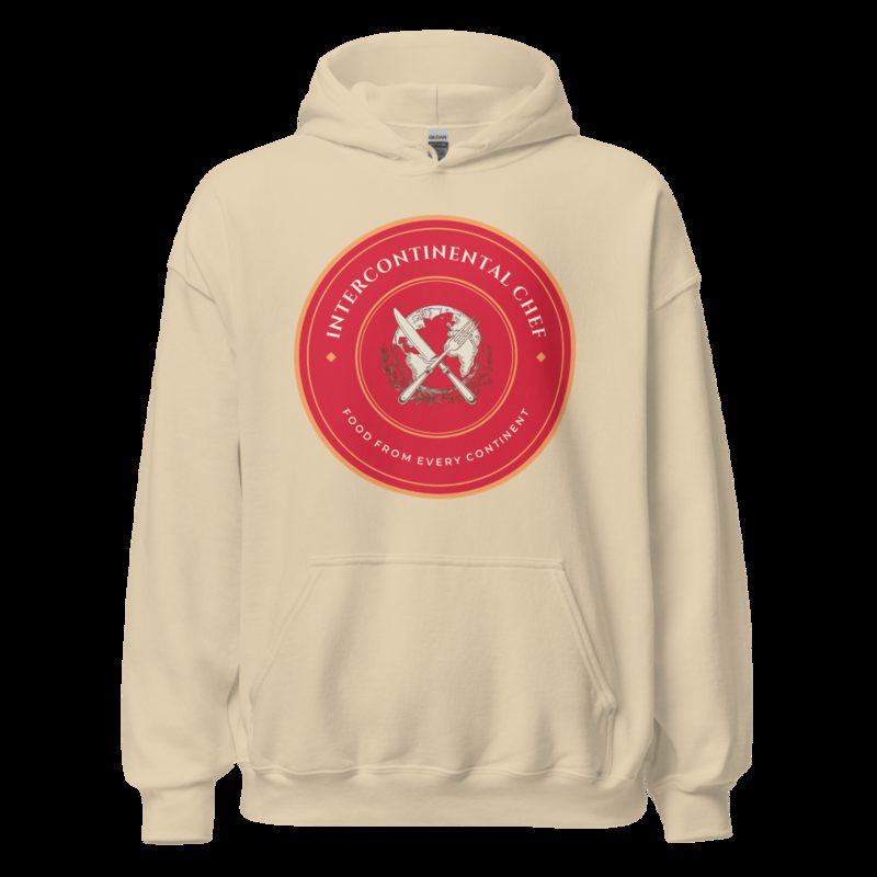 Intercontinental Chef Globe Crest Hoodie Sand