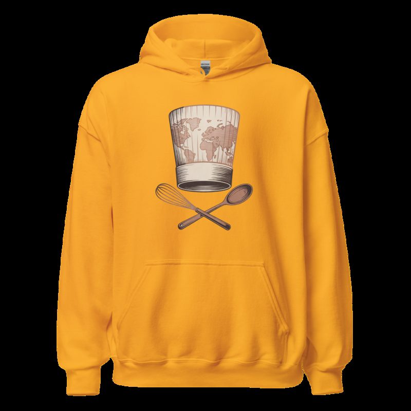 Intercontinental Chef World Chef Hat Hoodie Gold