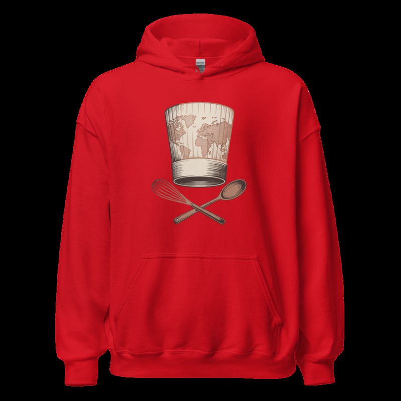 Intercontinental Chef World Chef Hat Hoodie Red