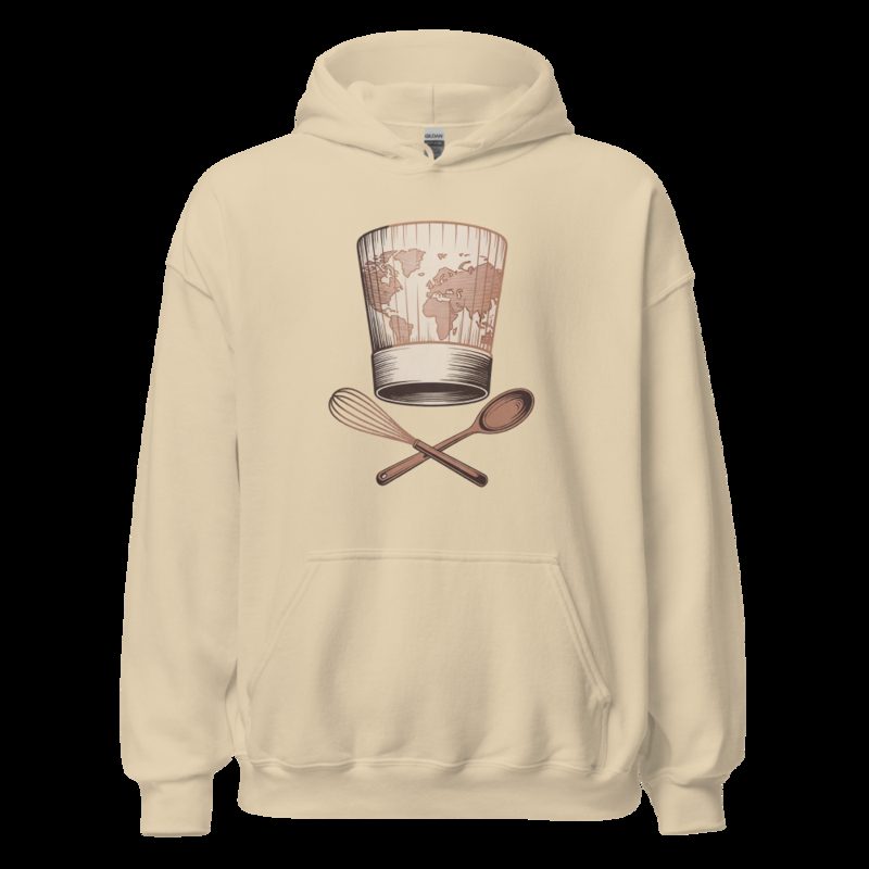 Intercontinental Chef World Chef Hat Hoodie Sand