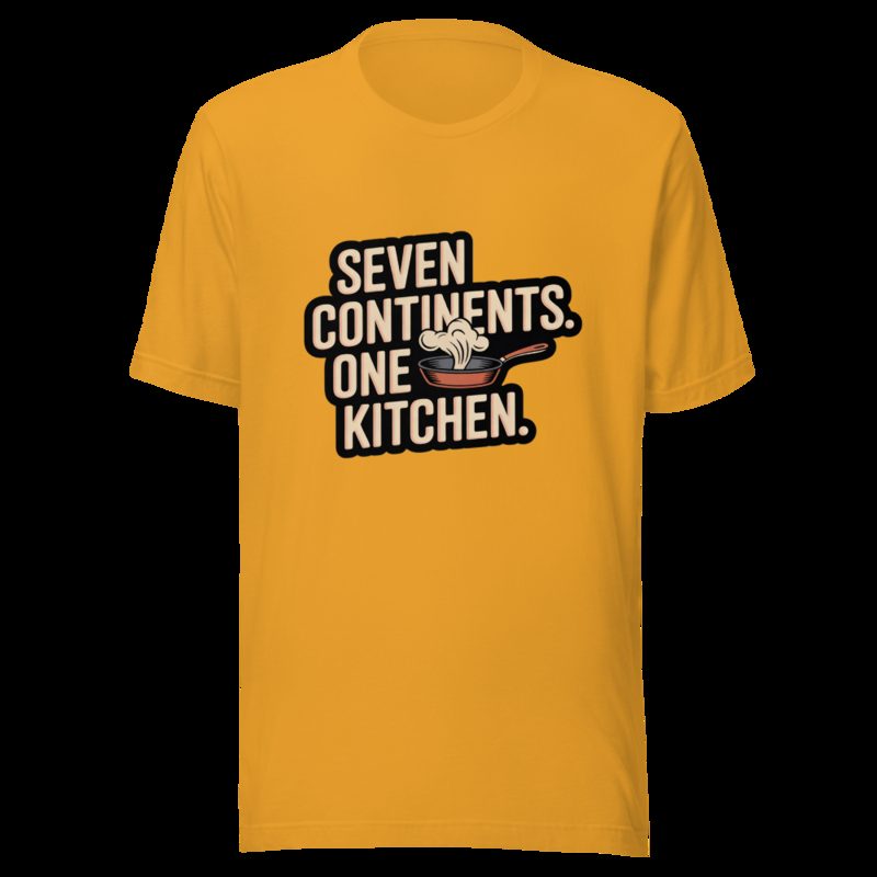Intercontinental Chef Seven Continents Tee Mustard