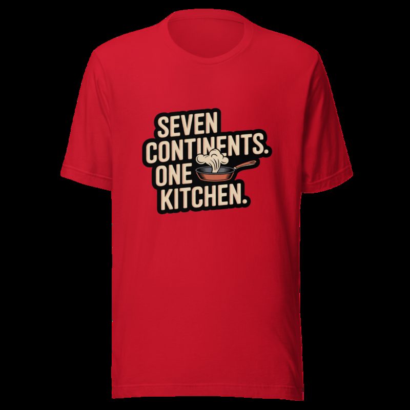 Intercontinental Chef Seven Continents Tee Red