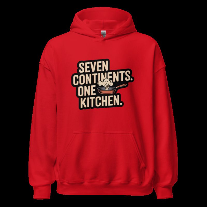 Intercontinental Chef Seven Continents Hoodie Red