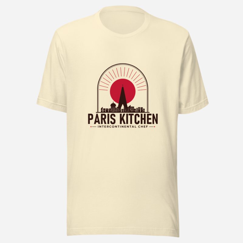 Intercontinental Chef Paris Kitchen Skyline Tee in Natural