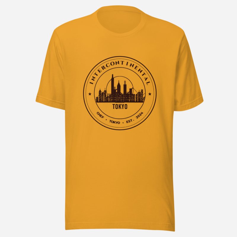 Intercontinental Chef Tokyo Crest Tee Mustard