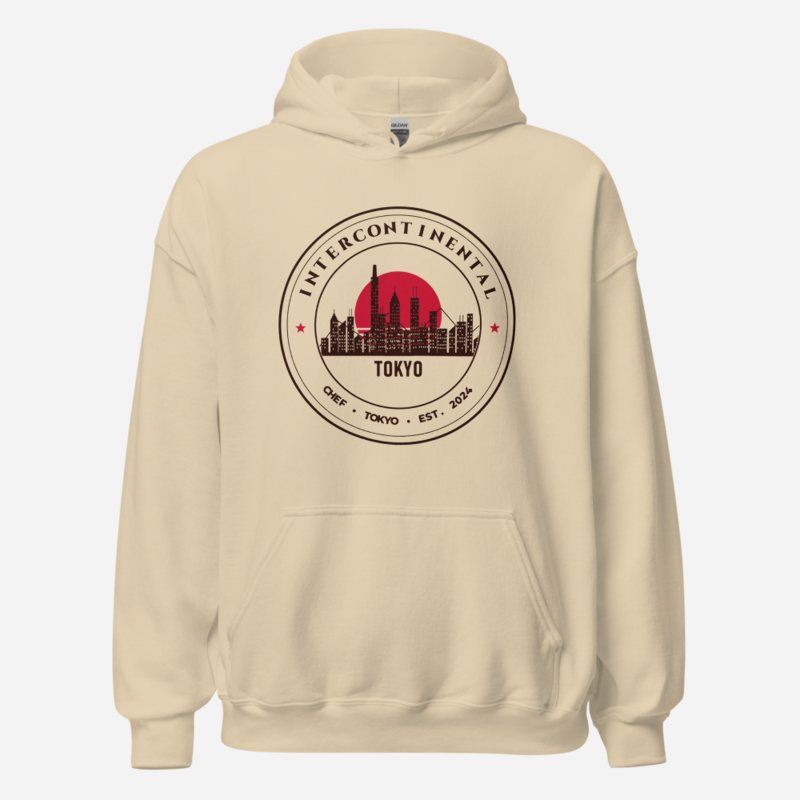 Intercontinental Chef Tokyo Crest Hoodie Sand