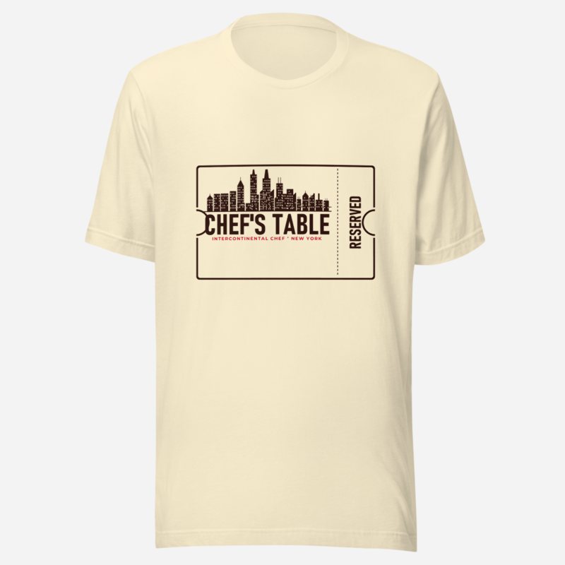 Intercontinental Chef Chefs Table Ticket Tee Natural